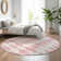 Premium Machine Washable Cerrito AMF578 Pink Rug