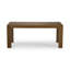 Table de salle à manger rustique rectangulaire (71 po), brun clair rustique-884828641