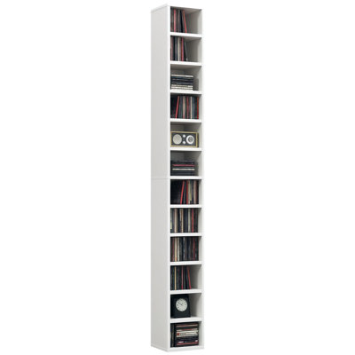 175cm H Media Shelves