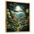 Toile avec cadre flottant or