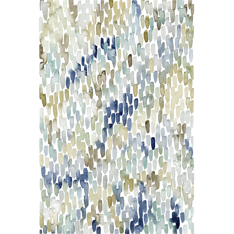 River Wavelet I par Grace Popp - peinture sur toile tendue, H 48 po x l 32 po