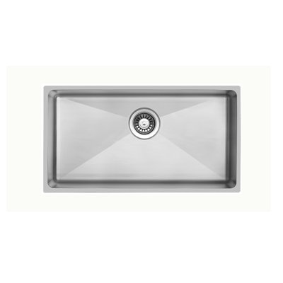 31" Large Single Bowl Undermount Sink