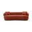 Mid Century Modern Curved Sofa-276207029