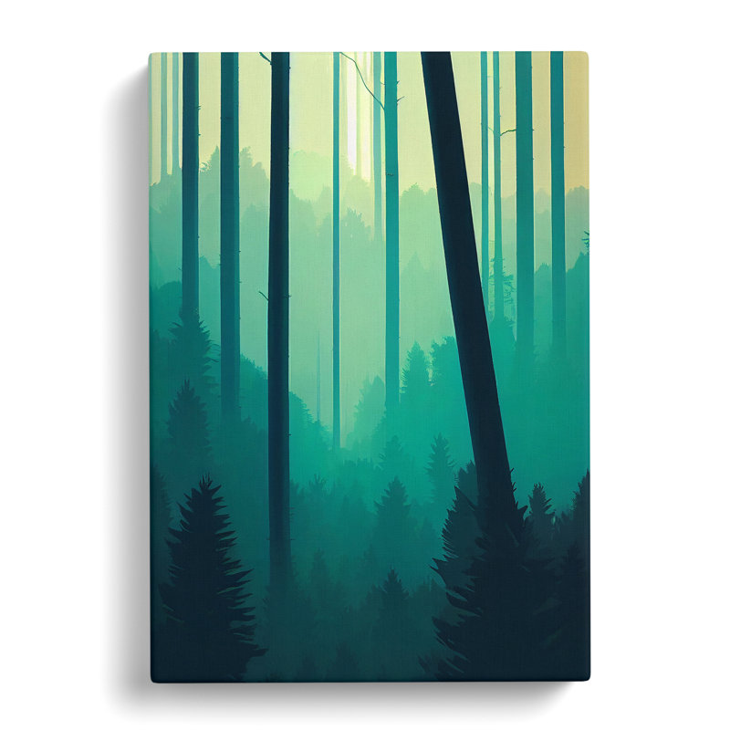 Serene Forest - Wrapped Canvas Print, 50cm H x 35cm W x 3cm D
