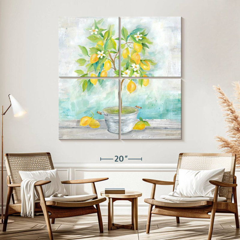 Harnek Country Lemon Tree, 57" H x 57" W