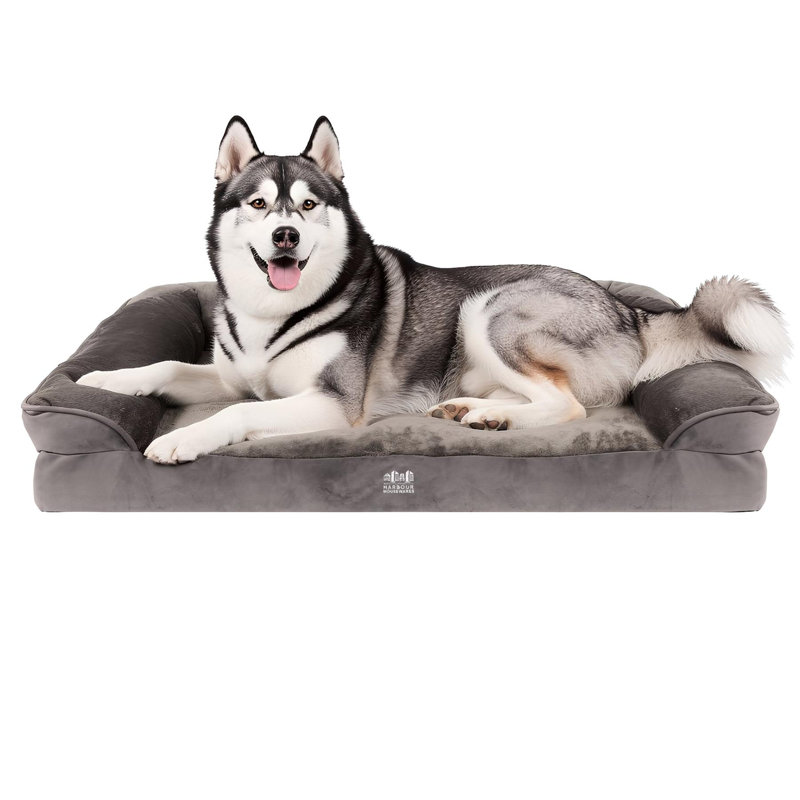 Harbour Housewares - Non-Slip Waterproof Dog Bed, Large