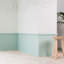 Base en polystyrène blanc épais 0,375 po x l 78 po x 2,75 po