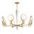 Leighton 8-Light Chandelier in Warm Brass