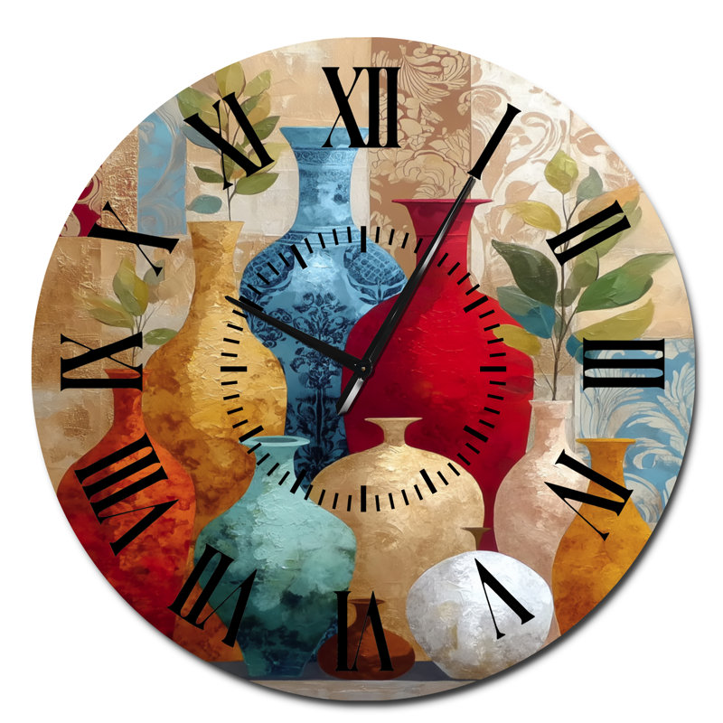 Horloge murale bohémienne Boho, Surdimensionné