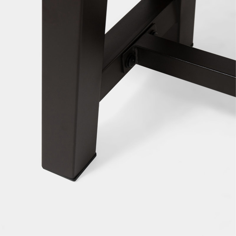 Banc d'extérieur de couleur grise - en bois massif
