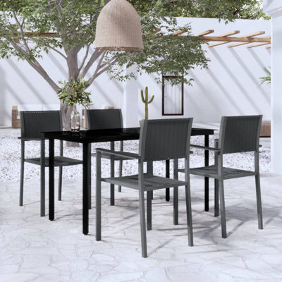 Rectangular 35.1" Long Dining Set with Cushions by Red Barrel Studio