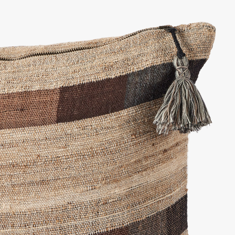 Wool Blend Throw Pillow Cover & Insert, Rectangle 16"H x 24"W