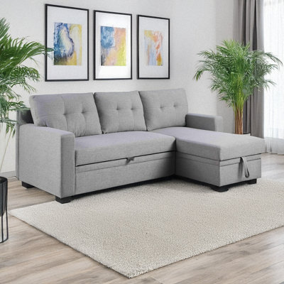Canapé modulaire escamotable avec rangement