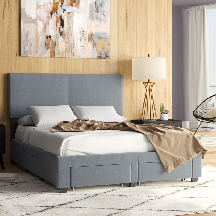 Mercury Row® Colwell Upholstered Standard Storage Bed & Reviews | Wayfair