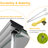 Yescom Fabric, Metal Cover Retractable Side Awning-88718656-63640022