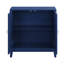 Armoire console à finition bleue