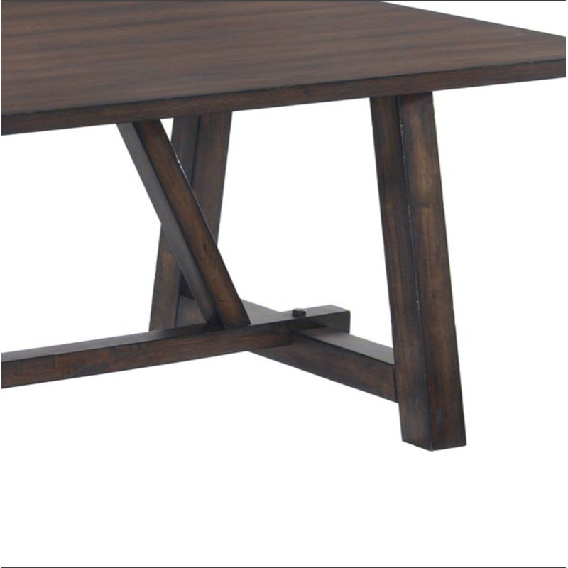 Kaelyn Dark Oak Finish Dining Table