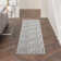 Tapis d'intérieur / extérieur à motif géométrique gris Pâques