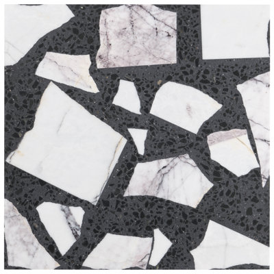 True Terrazzo 15.98 in. x 15.98 in. Honed Tile