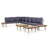 Dayam 7 Piece Lounge Chair with Cushions-2042510581