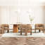 Modern Upholstered Barrel Armchair-2092973991