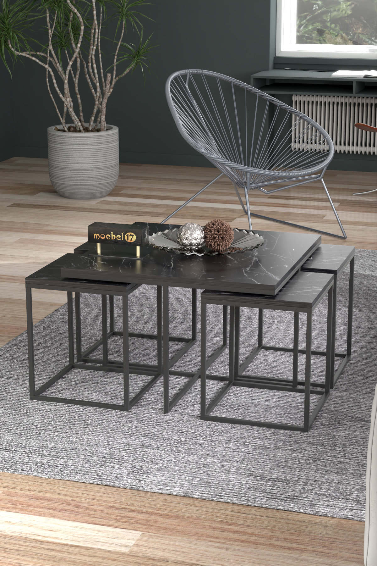 5 piece coffee table shop set