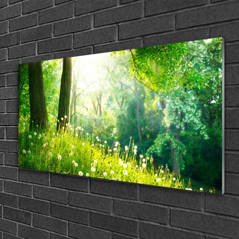Meadow - No Frame Print on Glass