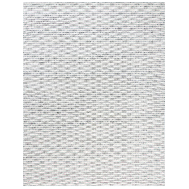 Sullivan Flatweave Wool Light Gray/Ivory Area Rug, Rectangle 8' x 10'