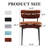 Boucle Dining Chairs Set of 2, Kitchen Chairs Set of 2 with Cushion and Curved Backrest for Living Room Restaurant-1334122351