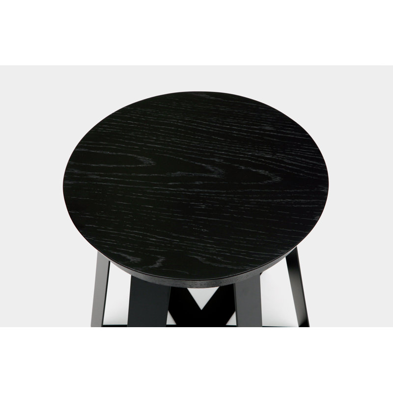 ARS Accent Stool, Black, Black