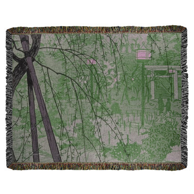 Kasamatsu Shiro Hand Woven Throw Blanket