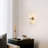 Daine 2-Light 8'' W Crystal Gold Glam Wall Sconce