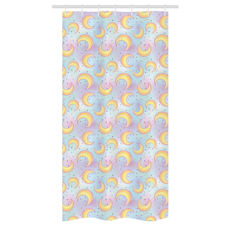 Millbourne Shower Curtain with Hooks Included, 72" H x 36" W