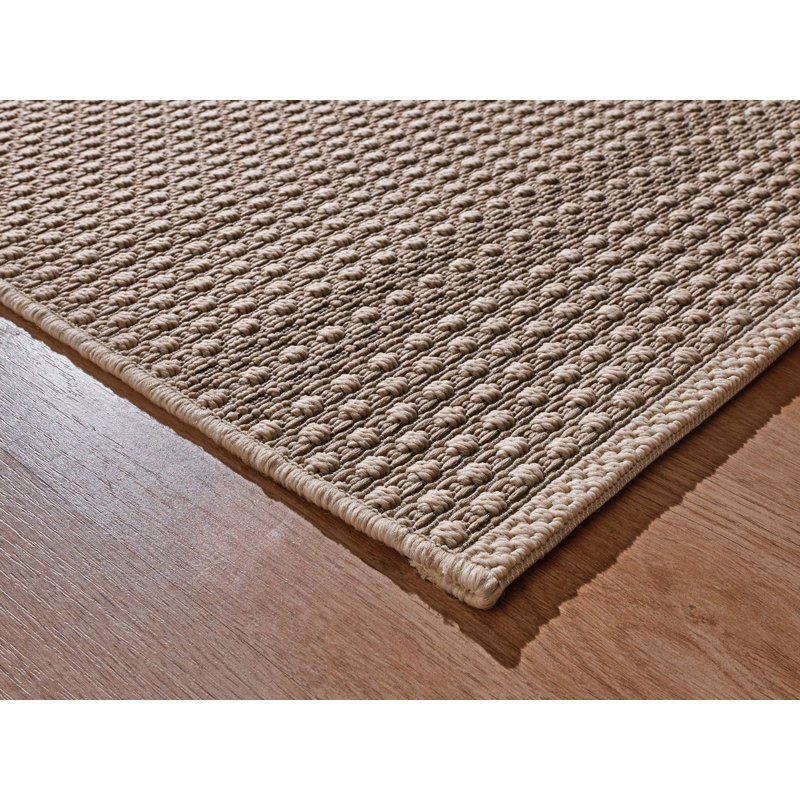 Flachgewebe-Innen/Außen-Teppich Kocher in Beige, Rectangle 200 x 250cm