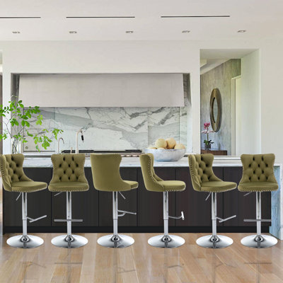 360°Swivel Adjustable Counter Height Bar Stools