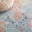 Tapis bleu / rouille-2082445829