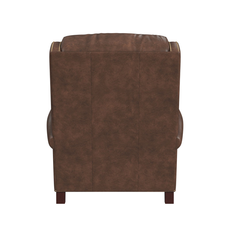 Huss Recliner, Power, Mahogany, Anilina Cacao Genuine Leather