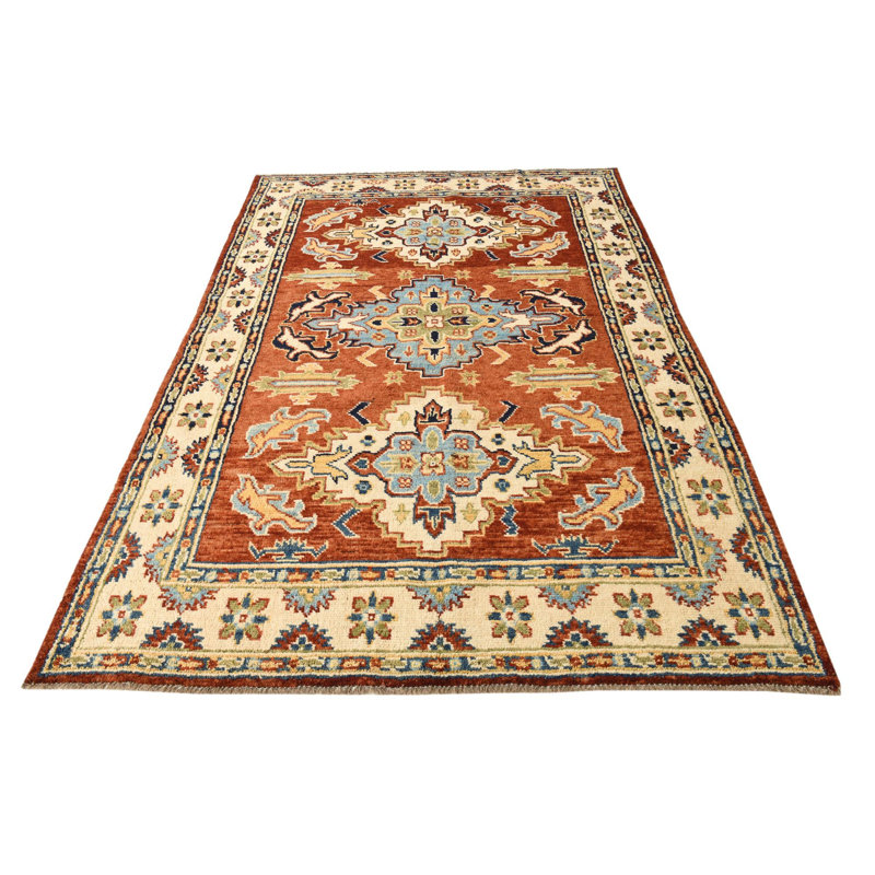 Tapis rouge rouille Iniguez