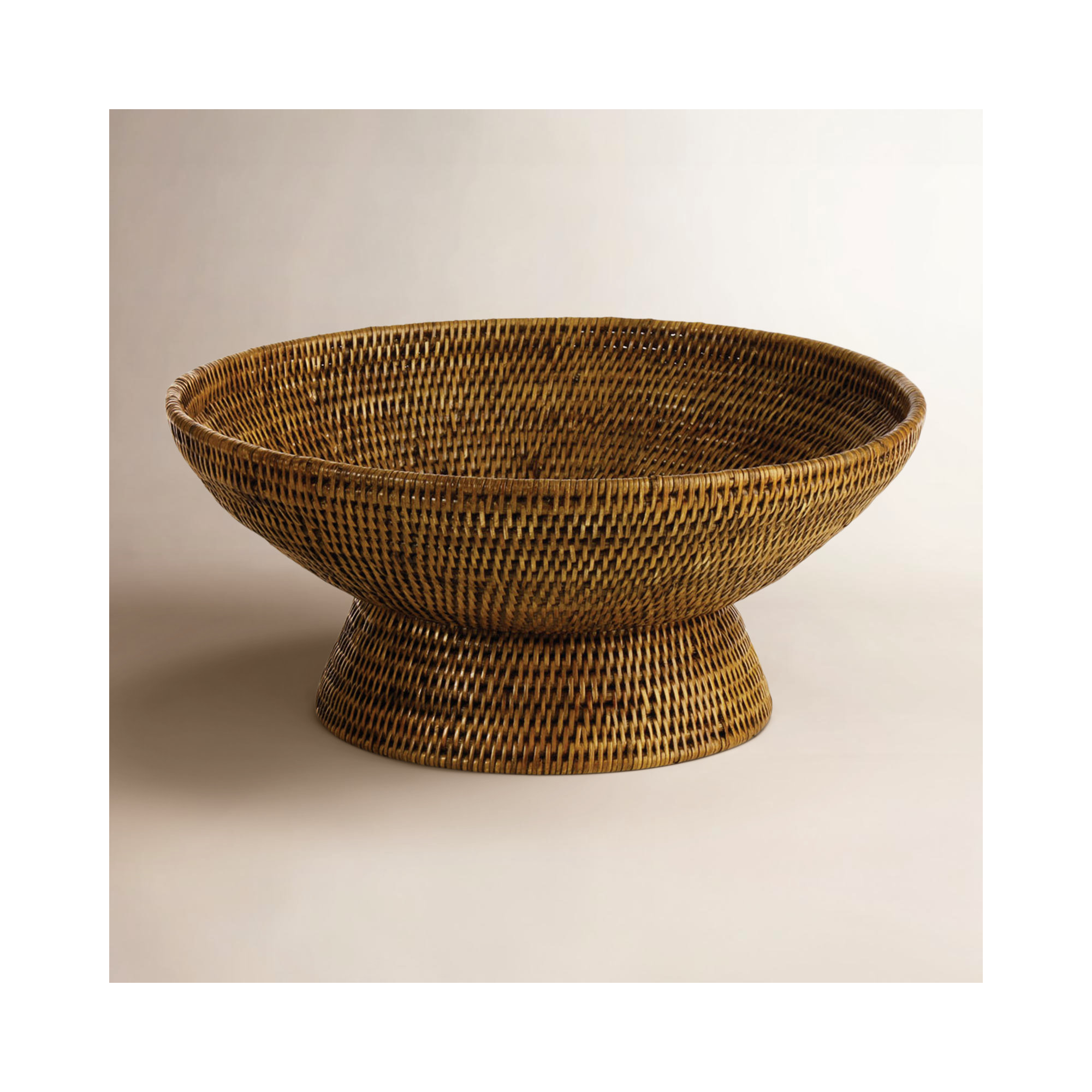 Alderfield Rattan Woven Offering Bowl, Brown
