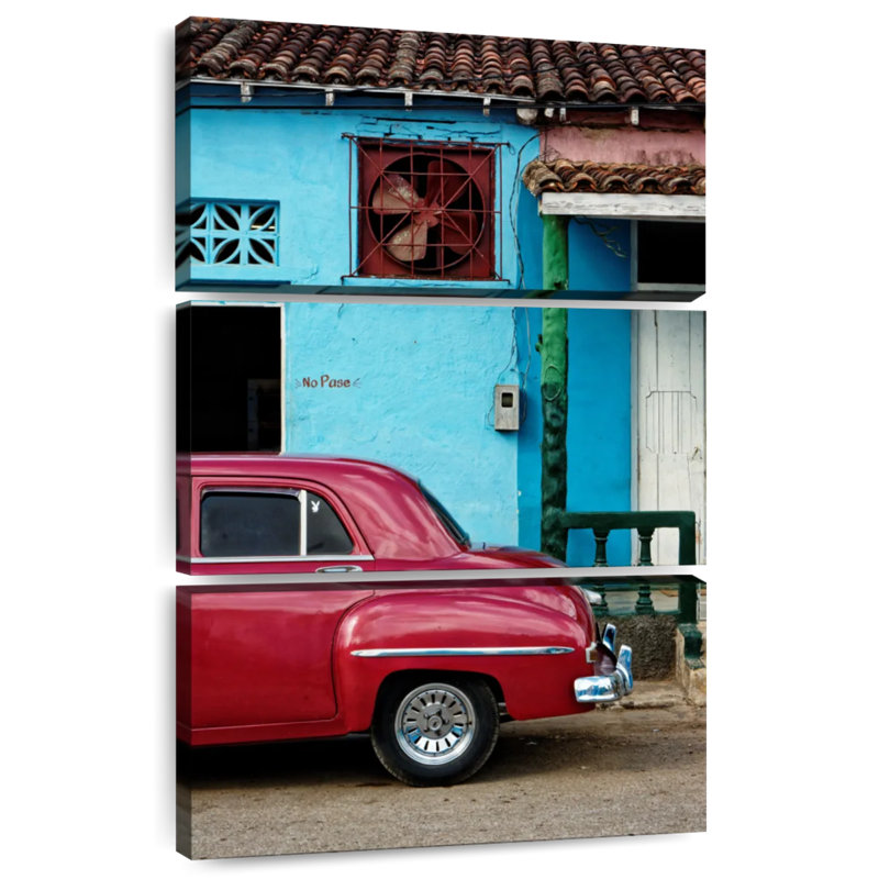Voiture rétro Mehar Vinales, H 32 po x l 20 po