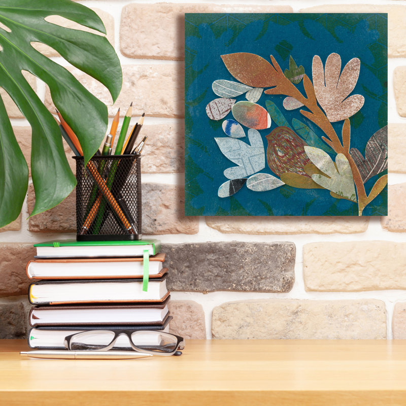 Art mural sur toile Winston Porter «Nesting Birds 2» par Candra Boggs, 26 po x 26 po, H 12 po x l 12 po x P 0,75 po