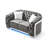 Lexi 94'' Velvet Sofa-89432668-125818217