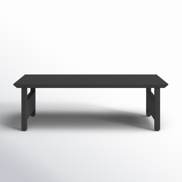 Everlee 48'' Metal Outdoor Coffee Table