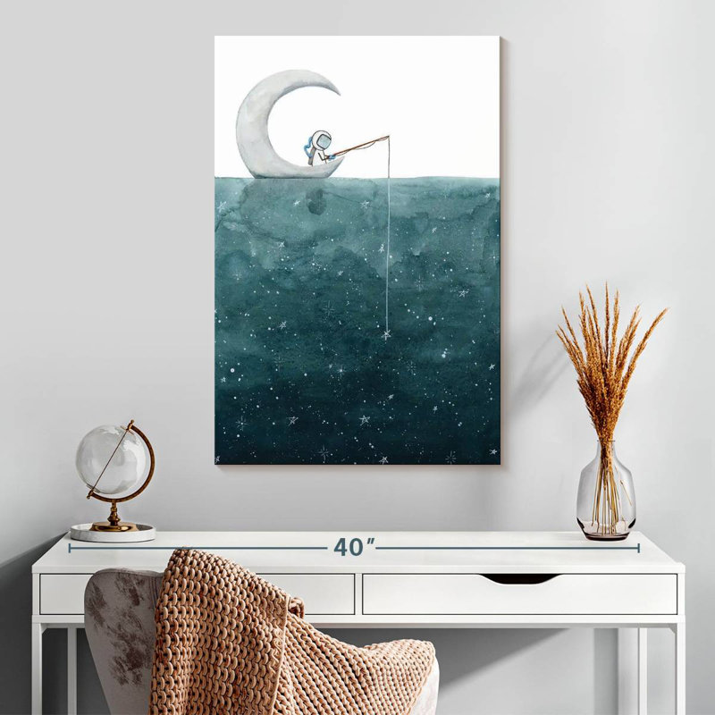 Kelan Fishing For Stars, 30" H x 20" W