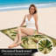 Serviette de plage 1PCS Tropical Banana Leaf