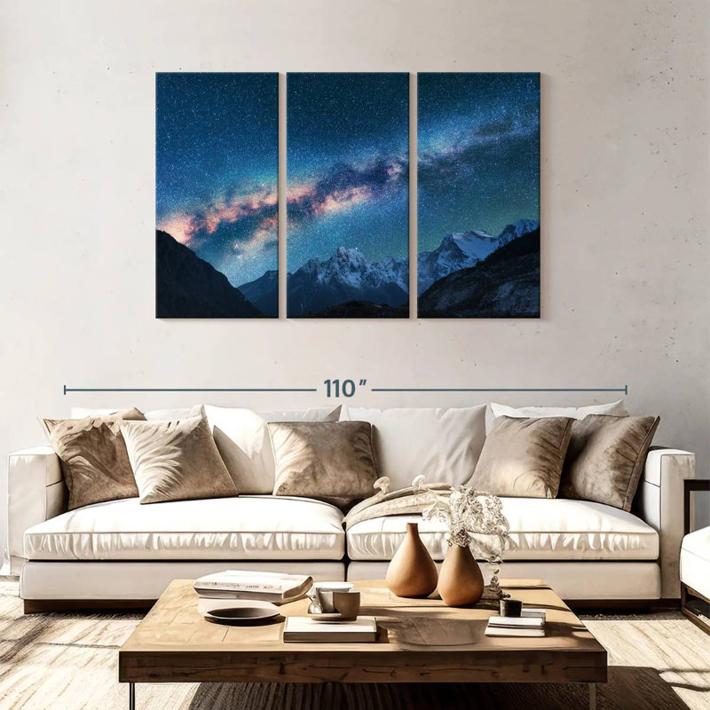 Oberle Night Sky Background, 48" H x 74" W