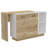 Kitchen Island, Two  External Shelves, Double Door Cabinets, Three Shelves-693762363-693762362