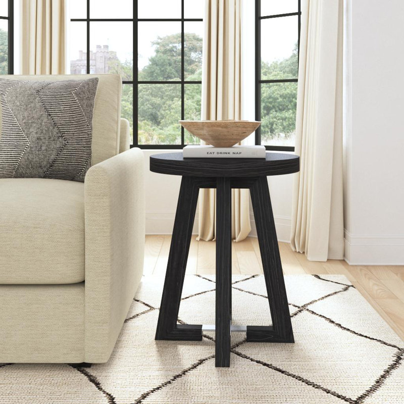 Chapman End Table, Charred Black