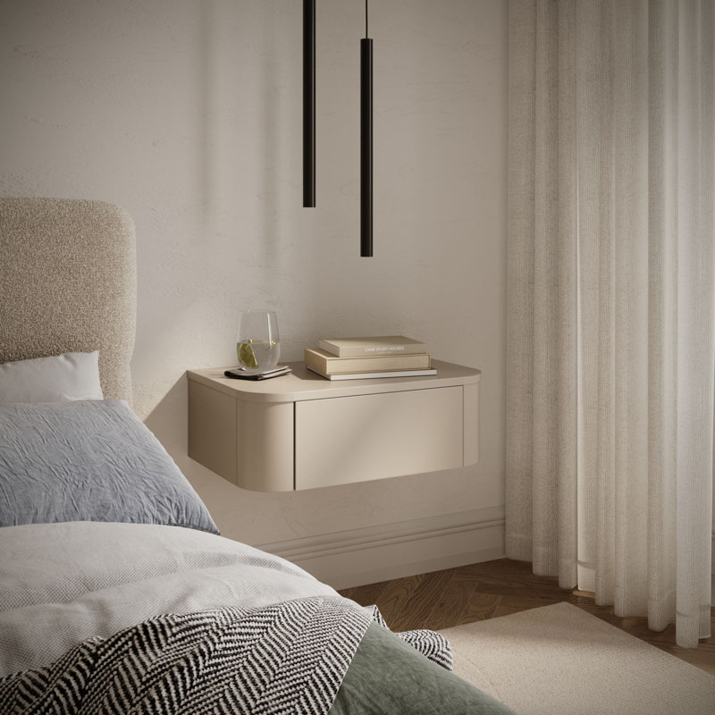 59.1cm W Manufactured Wood Bedside Table