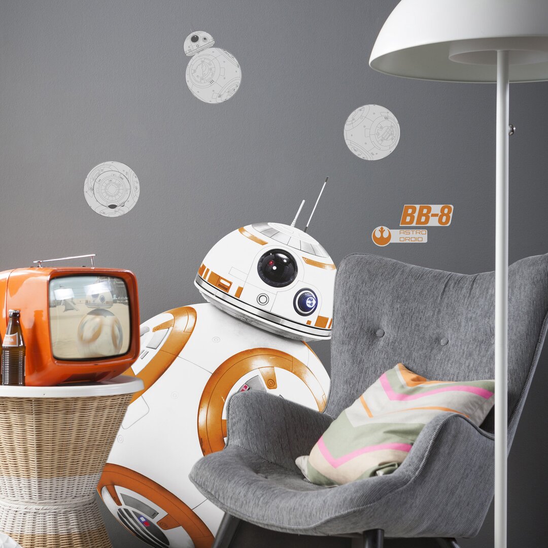 Wandaufkleber Star Wars BB-8